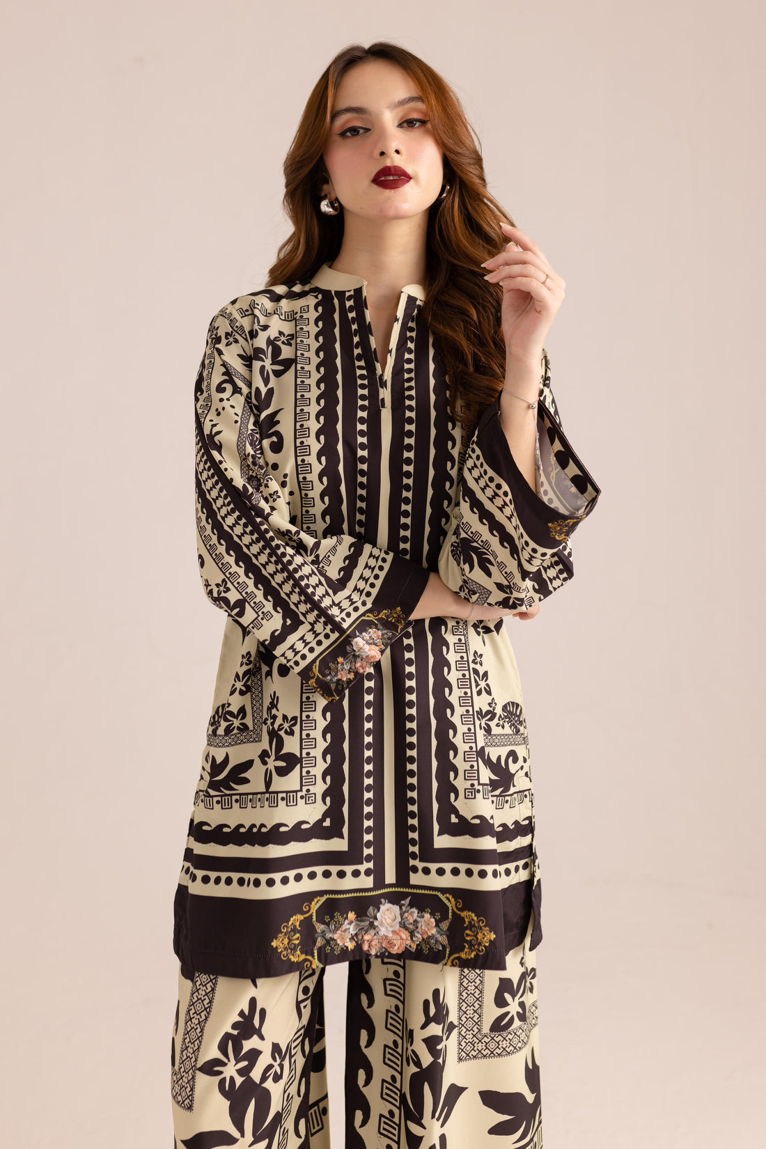 Luxurious Silk Print Coords | Exquisite Pakistani & Indian Fashion