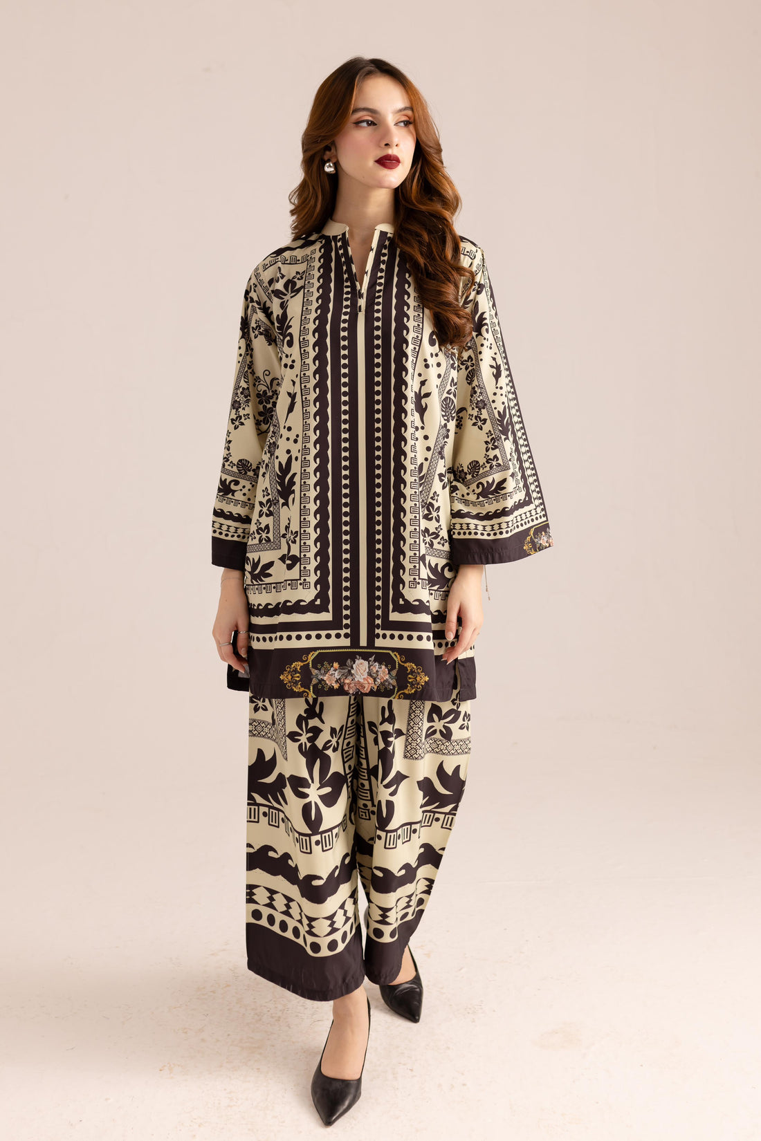 Luxurious Silk Print Coords | Exquisite Pakistani & Indian Fashion
